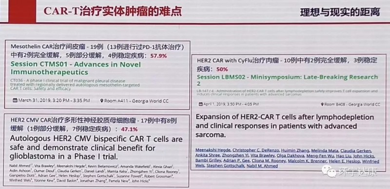 cart治疗实体瘤的难点