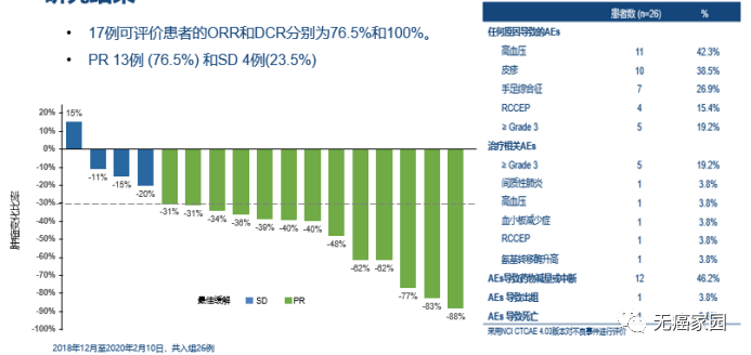 肺癌卡瑞利珠单抗联合阿帕替尼治疗效果