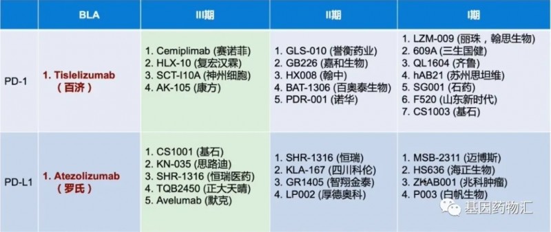 PD-1和PD-L1临床试验