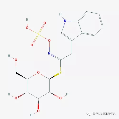 硫代葡萄糖苷分子结构