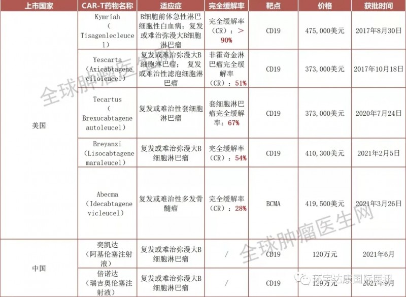 CAR-T细胞免疫疗法