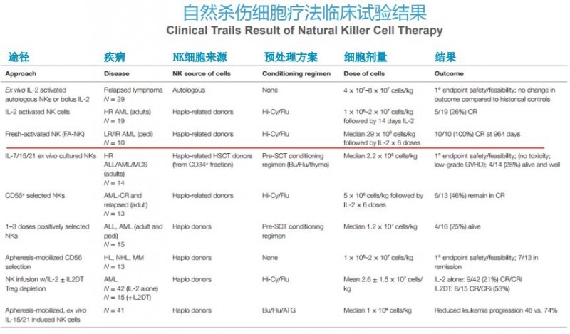 NK细胞疗法疗效显著