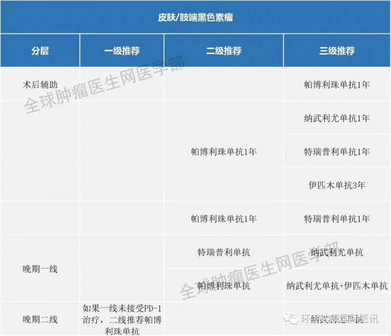 黑色素瘤免疫治疗指南