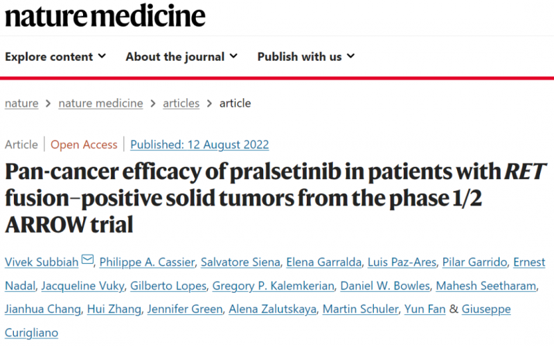 pralsetinib报道