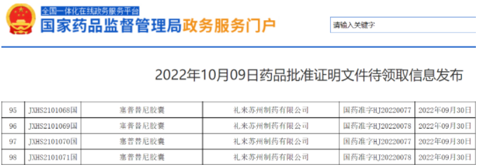 两款RET抑制剂获批上市