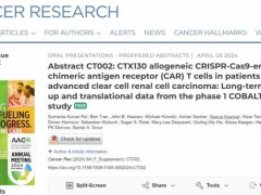 靶向CD70的同种异体CAR-T细胞疗法CTX130治疗肾细胞获得持久完全缓解